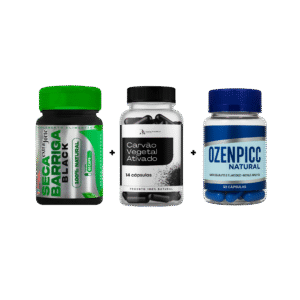 seca barriga black + carvão ativado + ozenpicc